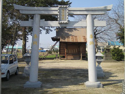 神社境内鳥居