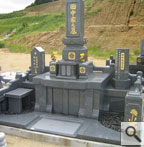 集落墓地　中国産御影石