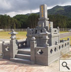 民間霊園　インド産御影石
